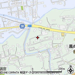 熊本県菊池郡大津町引水584周辺の地図