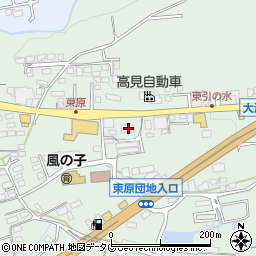 熊本県菊池郡大津町引水685-1周辺の地図