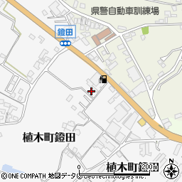 熊本県熊本市北区植木町鐙田1449周辺の地図