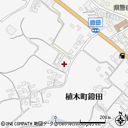 熊本県熊本市北区植木町鐙田1147周辺の地図