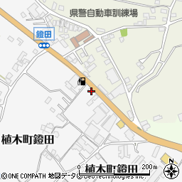 熊本県熊本市北区植木町鐙田1446-1周辺の地図