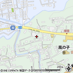 熊本県菊池郡大津町引水587周辺の地図