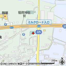 熊本県菊池郡大津町引水810周辺の地図