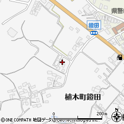 熊本県熊本市北区植木町鐙田1144-10周辺の地図