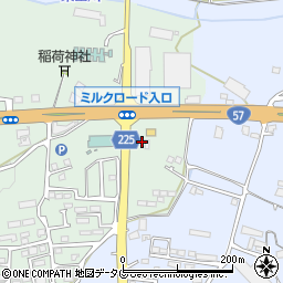 熊本県菊池郡大津町引水809周辺の地図