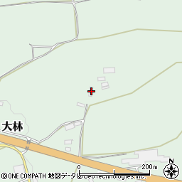 熊本県菊池郡大津町大林1279-2周辺の地図