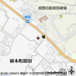 熊本県熊本市北区植木町鐙田1445周辺の地図