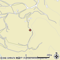長崎県長崎市琴海村松町1988周辺の地図