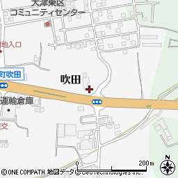 熊本県菊池郡大津町吹田1178周辺の地図