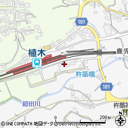 熊本県熊本市北区植木町鐙田664周辺の地図