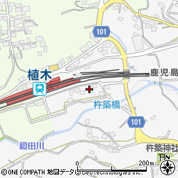 熊本県熊本市北区植木町鐙田662周辺の地図