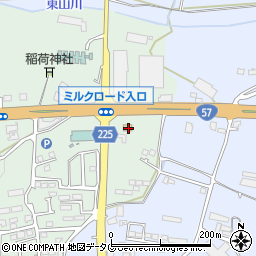 熊本県菊池郡大津町引水807周辺の地図