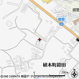 熊本県熊本市北区植木町鐙田1144-20周辺の地図