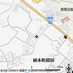 熊本県熊本市北区植木町鐙田1152周辺の地図