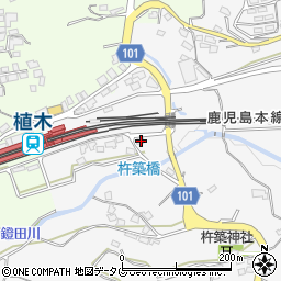 熊本県熊本市北区植木町鐙田658-3周辺の地図