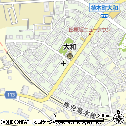 熊本県熊本市北区植木町大和52-2周辺の地図