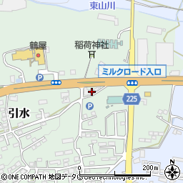 熊本県菊池郡大津町引水753周辺の地図