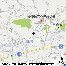 熊本県菊池郡大津町室2007-6周辺の地図