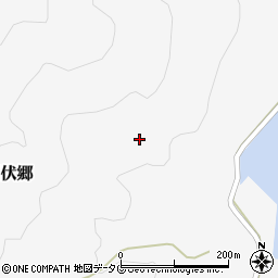 長崎県南松浦郡新上五島町間伏郷253周辺の地図