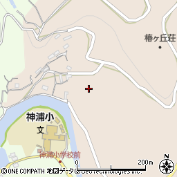 長崎県長崎市神浦丸尾町周辺の地図
