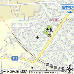 熊本県熊本市北区植木町大和50-12周辺の地図