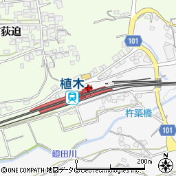 熊本県熊本市北区植木町鐙田50周辺の地図