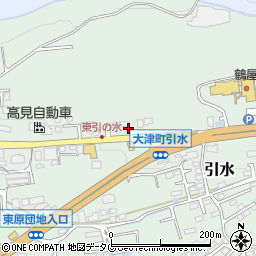 熊本県菊池郡大津町引水690周辺の地図