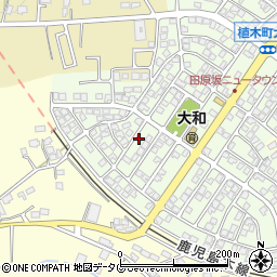 熊本県熊本市北区植木町大和50-3周辺の地図