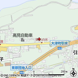 熊本県菊池郡大津町引水689周辺の地図