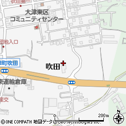 熊本県菊池郡大津町吹田1176周辺の地図