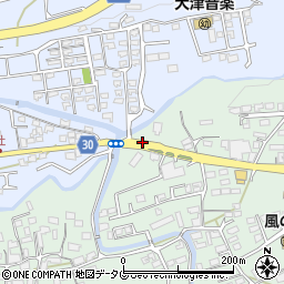 大津町営住宅前周辺の地図