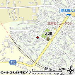 熊本県熊本市北区植木町大和50-14周辺の地図