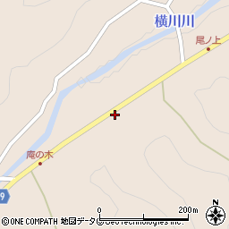 大分県佐伯市直川大字横川2558周辺の地図