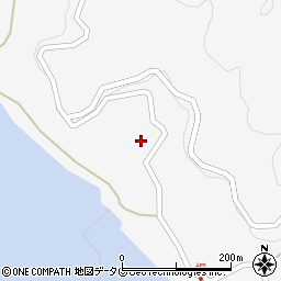 長崎県南松浦郡新上五島町間伏郷861周辺の地図