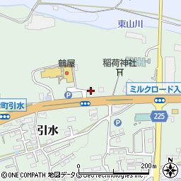 熊本県菊池郡大津町引水754-1周辺の地図