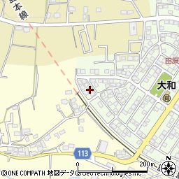 熊本県熊本市北区植木町大和43-2周辺の地図