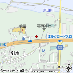 熊本県菊池郡大津町引水754周辺の地図