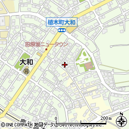 熊本県熊本市北区植木町大和70-8周辺の地図