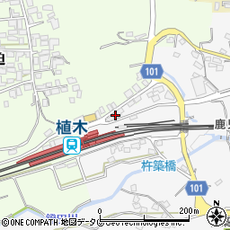 熊本県熊本市北区植木町鐙田668-5周辺の地図