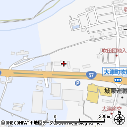 熊本県菊池郡大津町吹田1211周辺の地図