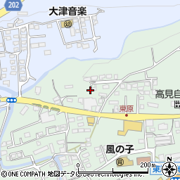 熊本県菊池郡大津町引水606周辺の地図