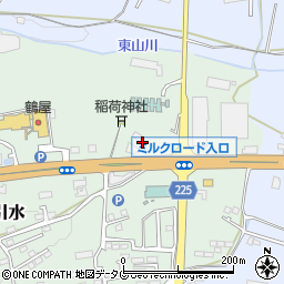 熊本県菊池郡大津町引水800周辺の地図