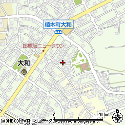 熊本県熊本市北区植木町大和70-7周辺の地図