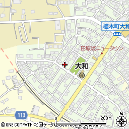 熊本県熊本市北区植木町大和39-5周辺の地図