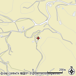 長崎県長崎市琴海村松町1348周辺の地図