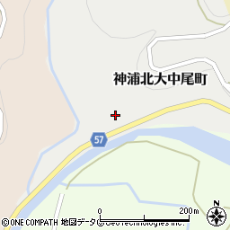 長崎県長崎市神浦北大中尾町20周辺の地図