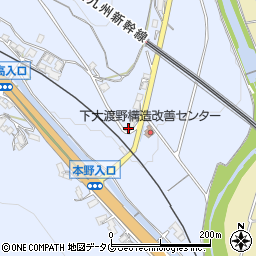 長崎県諫早市下大渡野町2490周辺の地図