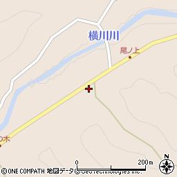 大分県佐伯市直川大字横川3600-2周辺の地図