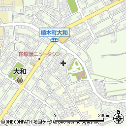 熊本県熊本市北区植木町大和70-4周辺の地図