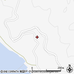 長崎県南松浦郡新上五島町間伏郷866周辺の地図